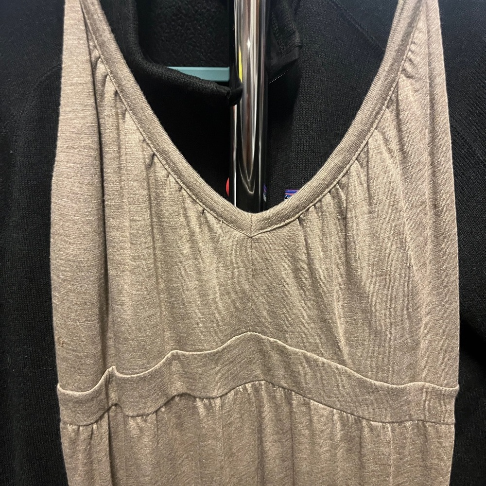 Old Navy Tan Halter Sundress Maxi